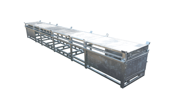 Langgutgestell, Langgutpalette, Langgutkasette abschließbar