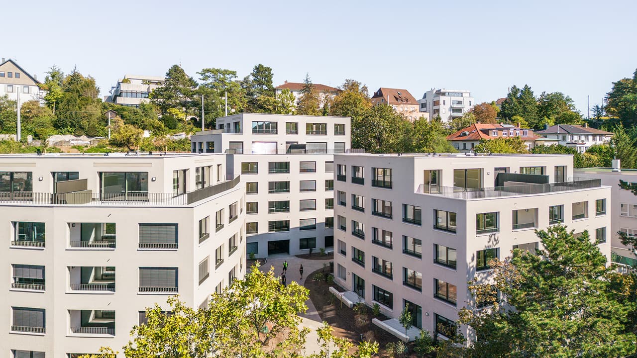 Neubau Wohnanlage Stafflenberg Gänsheide in Stuttgart Neubau Wohnanlage „Stafflenberg Gänsheide“ in Stuttgart