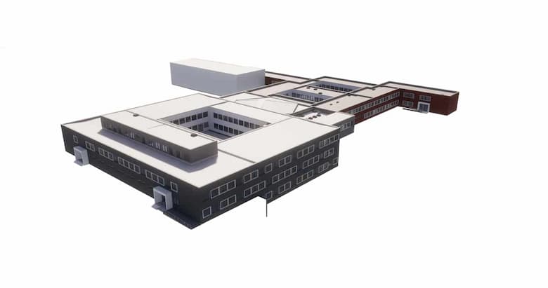 Fassadensanierung Schulzentrum Broich in Mühlheim a. d. Ruhr