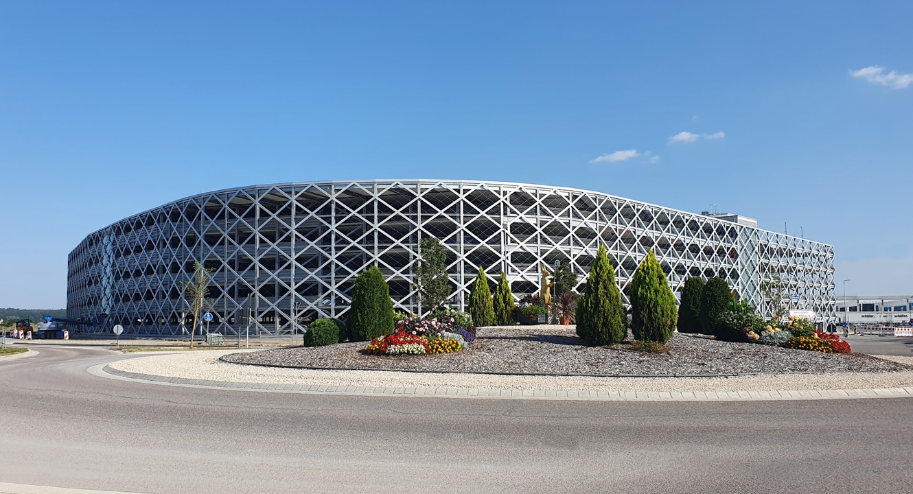 Neubau Parkhaus Schüller Möbelwerk KG, Herrieden