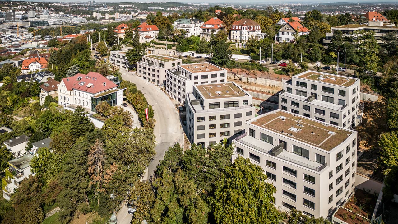 Neubau Wohnanlage Stafflenberg Gänsheide in Stuttgart Neubau Wohnanlage „Stafflenberg Gänsheide“ in Stuttgart