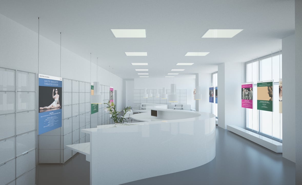 Umbau des TuP Ticket Center in Essen