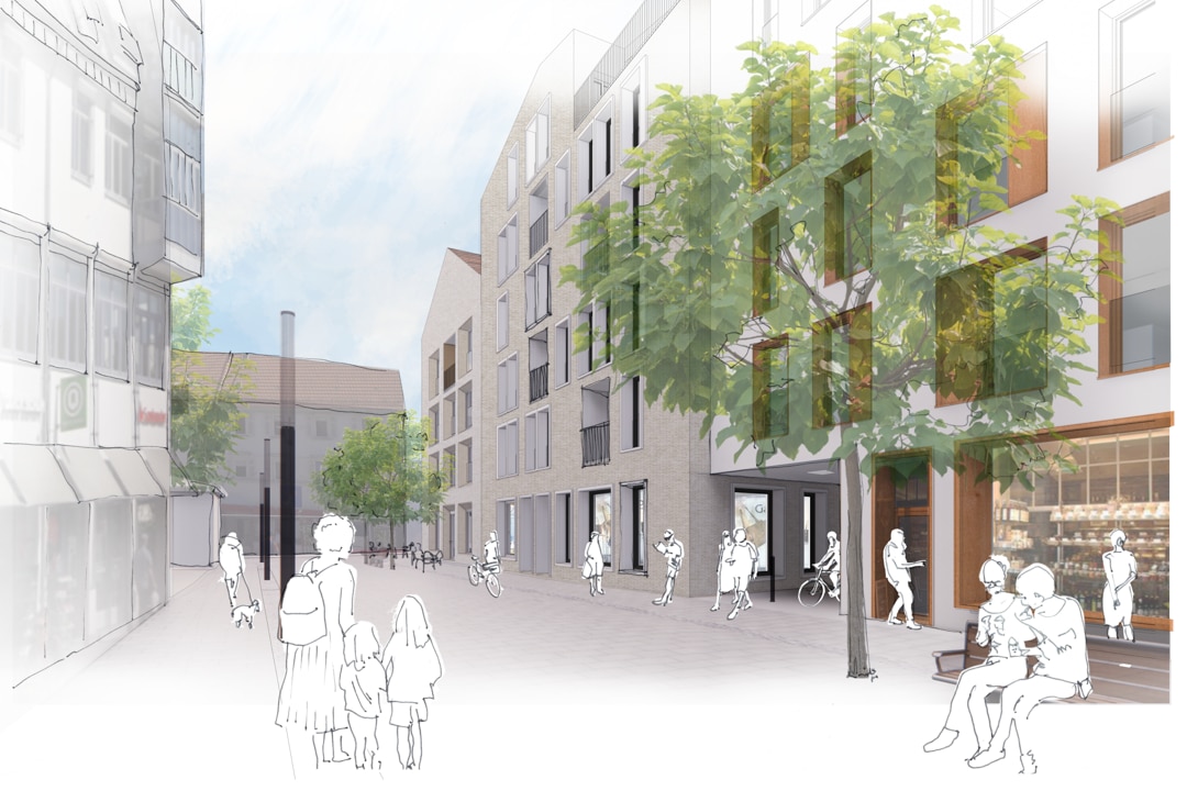 Neuausrichtung eines urbanen Quartiers in Esslingen