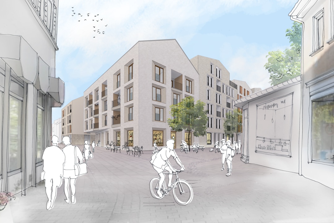 Neuausrichtung eines urbanen Quartiers in Esslingen