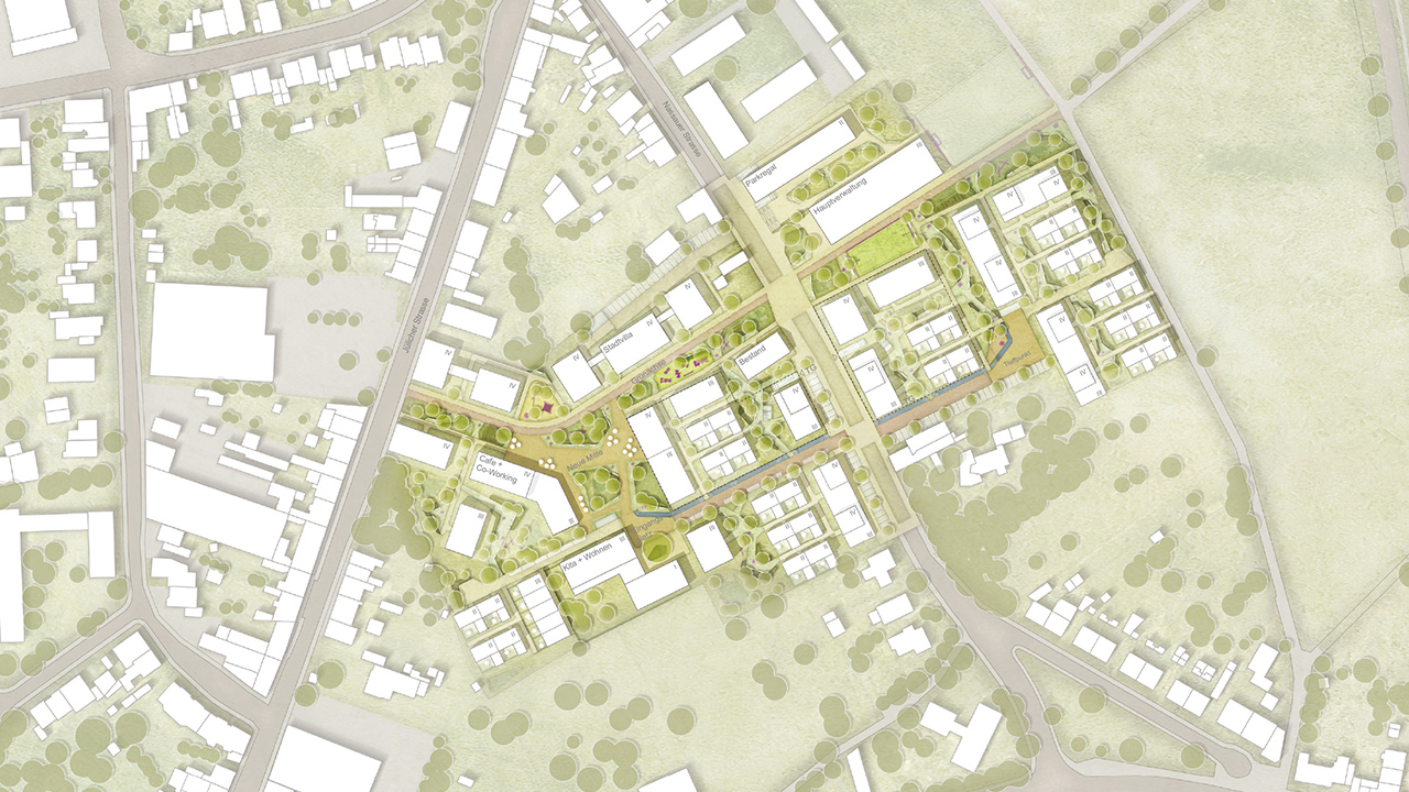 Wettbewerb um die Entwicklung des Quartier Lambertz in Würselen-Broichweiden