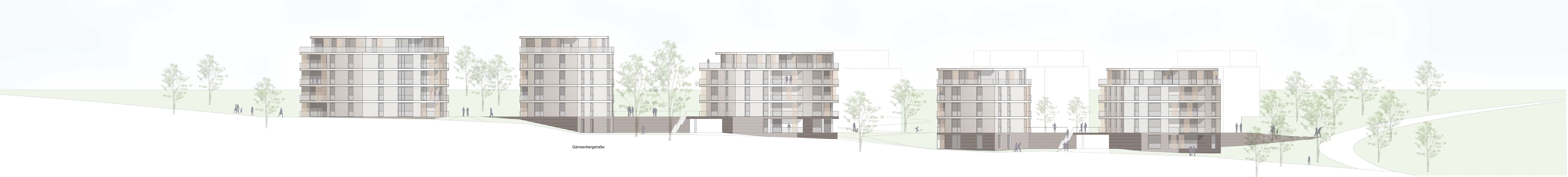 Wettbewerb Wohnbebauung Gämsenberg, Ludwigsburg