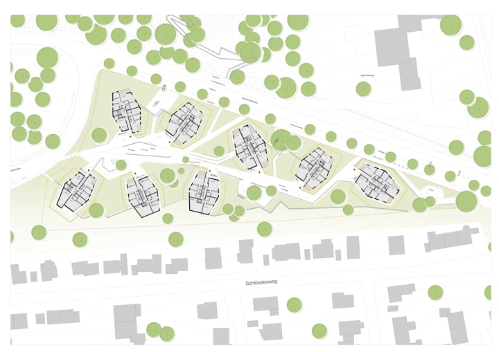 Wettbewerb Wohnbebauung Gämsenberg, Ludwigsburg