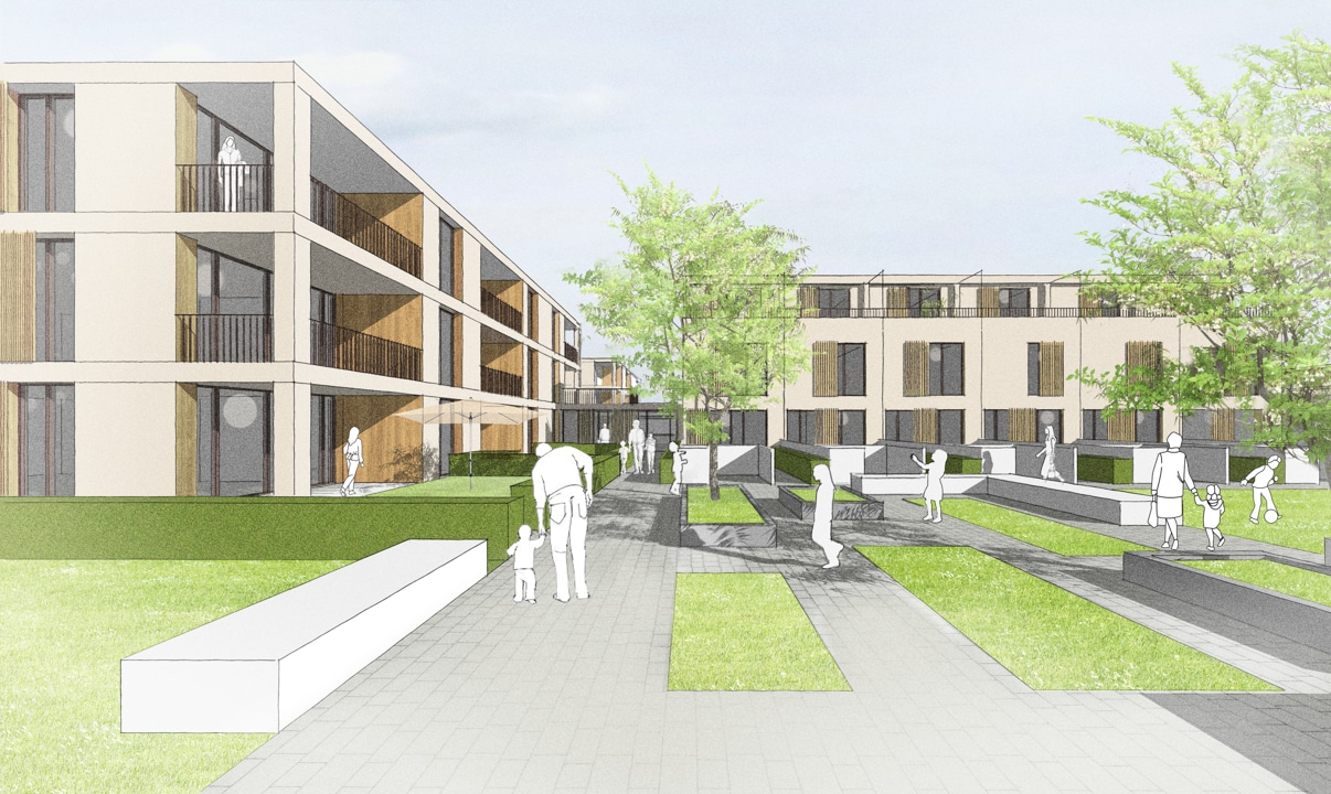 Architekten- und Investorenwettbewerb: Anerkennung für Wohnquartier, Wernau am Neckar