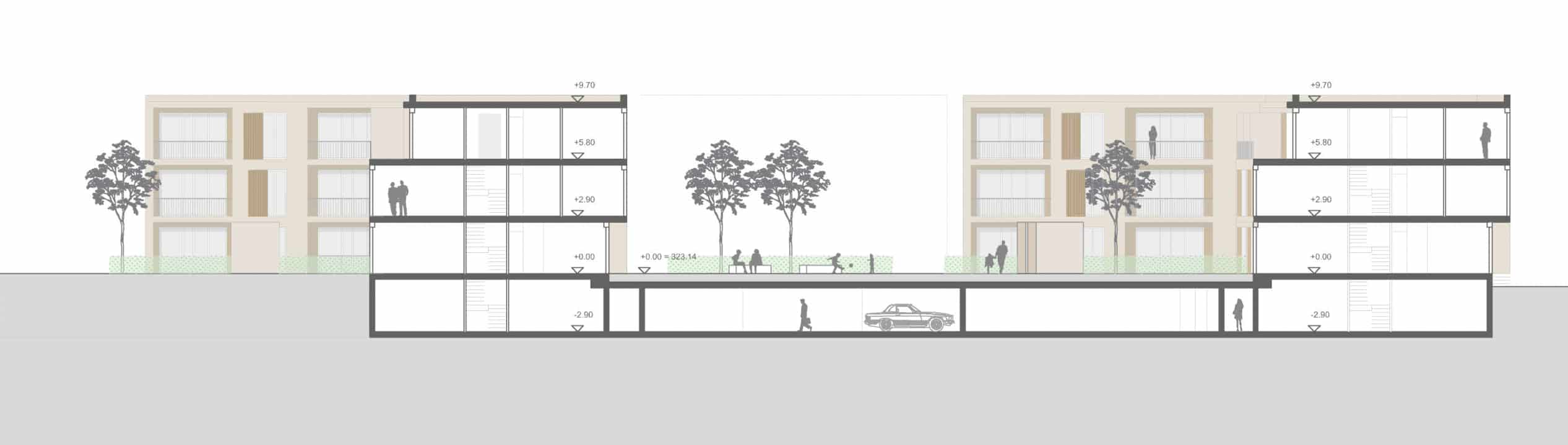 Architekten- und Investorenwettbewerb: Anerkennung für Wohnquartier, Wernau am Neckar